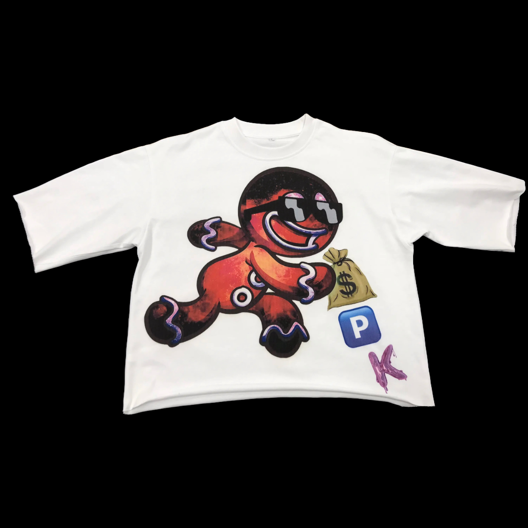 Gingerbread Crop Tee